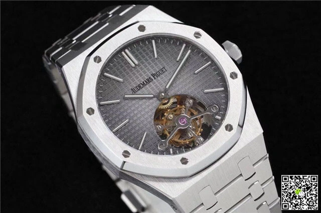 Audemars Piguet Royal Oak Tourbillon 26510PT.OO.1220PT.01 R8 Factory 1:1 Best Edition Replica Watch Grey Dial